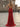 Sparking Beading Halter Backless Long Mermaid Prom Dress With Slit - Red