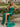 Sexy V-Neck Backless Long Mermaid Prom Dress With Split in Emerald Green