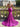 V-Neck Backless Lace Up Long Mermaid Prom Dress With Split in Plum