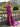 V-Neck Backless Lace Up Long Mermaid Prom Dress With Split in Plum