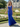 Backless Hand Beading Sparkly Long Mermaid Prom Dress - Navy Blue