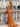 V-Neck Pleated Backless Lace Up Long Mermaid Prom Dress With Split in Burnt Orange