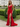 V-Neck Pleated Backless Lace Up Long Mermaid Prom Dress With Split in Red