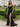 V-Neck Pleated Backless Lace Up Long Mermaid Prom Dress With Split in Black