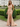 V-Neck Pleated Backless Lace Up Long Mermaid Prom Dress With Split in Blush Pink