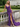 V-Neck Pleated Backless Lace Up Long Mermaid Prom Dress With Split in Purple