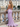V-Neck Pleated Backless Lace Up Long Mermaid Prom Dress With Split in Lilac