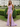 V-Neck Pleated Backless Lace Up Long Mermaid Prom Dress With Split in Lilac