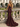 Sweetheat Neck Lace Up Long Mermaid Prom Dress WIth Split in Burgundy