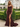 Sweetheat Neck Lace Up Long Mermaid Prom Dress WIth Split in Burgundy