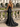 Sweetheat Neck Lace Up Long Mermaid Prom Dress WIth Split in Black