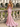 Sweetheat Neck Lace Up Long Mermaid Prom Dress WIth Split in Pink