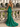 Sweetheat Neck Lace Up Long Mermaid Prom Dress WIth Split in Emerald Green