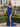 V-Neck Ruched Lace Up Long Mermaid Prom Dress WIth Split in Royal Blue