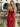 V-Neck Ruched Lace Up Long Mermaid Prom Dress WIth Split in Red