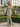 V-Neck Ruched Lace Up Long Mermaid Prom Dress WIth Split in Sage Green