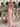 V-Neck Ruched Lace Up Long Mermaid Prom Dress WIth Split in Pink