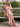 V-Neck Ruched Lace Up Long Mermaid Prom Dress WIth Split in Pink
