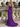 V-Neck Ruched Lace Up Long Mermaid Prom Dress WIth Split in Purple