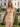 V-Neck Ruched Lace Up Long Mermaid Prom Dress WIth Split in Champagne