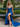 V-Neck Backless Lace Up Long Mermaid Prom Dress WIth Split in Royal Blue