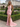 V-Neck Backless Lace Up Long Mermaid Prom Dress WIth Split in Pink