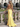 V-Neck Backless Lace Up Long Mermaid Prom Dress WIth Split in Yellow