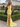 V-Neck Backless Lace Up Long Mermaid Prom Dress WIth Split in Yellow
