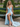 V-Neck Backless Lace Up Long Mermaid Prom Dress WIth Split in Sky Blue