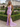V-Neck Backless Lace Up Long Mermaid Prom Dress WIth Split in Lilac