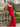 V-Neck Ruched Lace Up Long Mermaid Prom Dress in Red