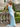 V-Neck Ruched Lace Up Long Mermaid Prom Dress in Sky Blue