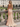 V-Neck Ruched Lace Up Long Mermaid Prom Dress in Blush Pink