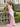V-Neck Ruched Lace Up Long Mermaid Prom Dress in Pink