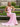 V-Neck Ruched Lace Up Long Mermaid Prom Dress in Pink