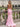 V-Neck Ruched Lace Up Long Mermaid Prom Dress in Pink