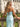 Sparkly Crystal Bodice Long Mermaid Prom Dress With Split in Baby Blue