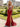 Sparkly Crystal Bodice Long Mermaid Prom Dress With Split in Red