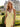 Sparkly Crystal Bodice Long Mermaid Prom Dress With Split in Yellow
