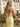 Sparkly Crystal Bodice Long Mermaid Prom Dress With Split in Yellow
