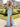Sparkly Crystal Bodice Long Mermaid Prom Dress With Split in Sky Blue