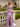 Scoop Neck Embroidery Long Mermaid Prom Dress With Split in Lavender