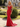 V-Neck Hot Fix Backless Lace Up Long Mermaid Prom Dress in Red