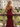 V-Neck Hot Fix Ruched Lace Up Long Mermaid Prom Dress With Split in Burgundy