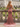 V-Neck Hot Fix Ruched Lace Up Long Mermaid Prom Dress With Split in Dusty Rose