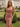 V-Neck Hot Fix Ruched Lace Up Long Mermaid Prom Dress With Split in Dusty Rose