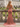 V-Neck Hot Fix Ruched Lace Up Long Mermaid Prom Dress With Split in Blush Pink