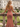 V-Neck Hot Fix Ruched Lace Up Long Mermaid Prom Dress With Split in Blush Pink