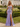 V-Neck Appliques Illusion Bodice Lace Up Long Mermaid Prom Dress With Split in Lavender