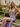 V-Neck Appliques Illusion Bodice Lace Up Long Mermaid Prom Dress With Split in Lavender